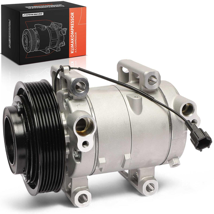 Frankberg Klimakompressor Klimaanlage Kompatibel mit NP300 Navara D40 2.5L Diesel 2005-Heute Replace