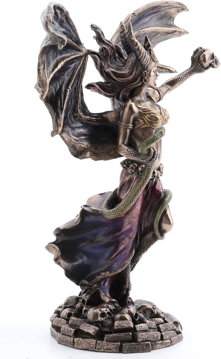 Veronese Design Lilith The Queen of Sheba Kunstharz-Skulptur, Bronze-Finish