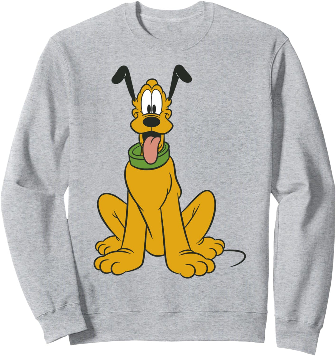 Disney Mickey Mouse Pluto The Dog Portrait Sweatshirt