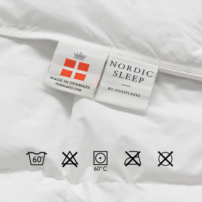 FOSSFLAKES Nordic Sleep by Seitenschläfer Kissen - Seitenschläferkissen für Komfort und Zusätzliche