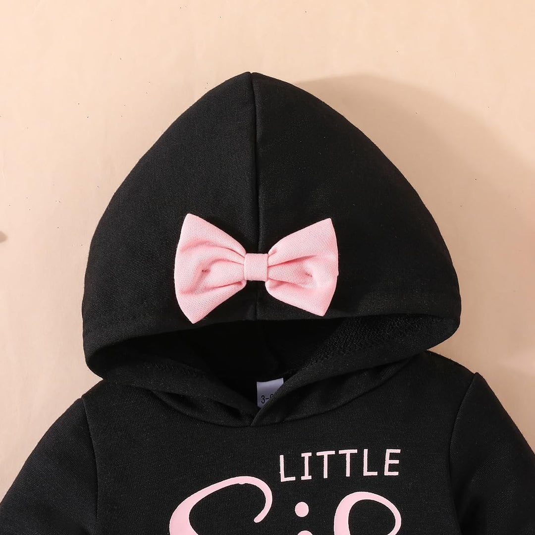 Baby Mädchen Kleidung Langarm Sweatshirt Känguru Tasche Floral Hoodie Tops & Hosen Herbst Winter Out