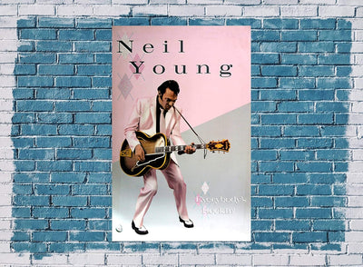 Neil Young - Everybodys Rockin, 1983 » Konzertplakat/Premium Poster | Live Konzert Veranstaltung | D