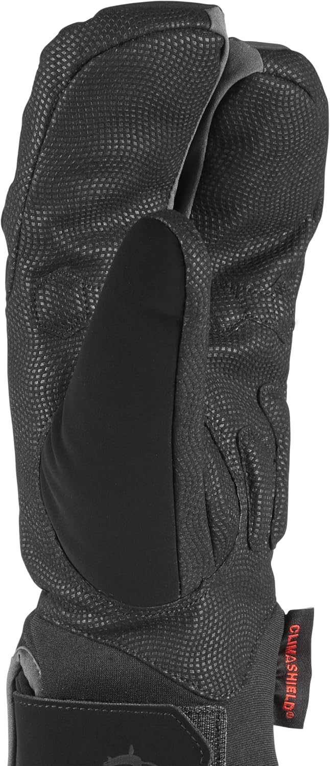 Sealskinz Unisex Extrem Kaltes Wetter Wasserdichter Radhandschuh im Hummerkrallen-Stil Black/Grey S,
