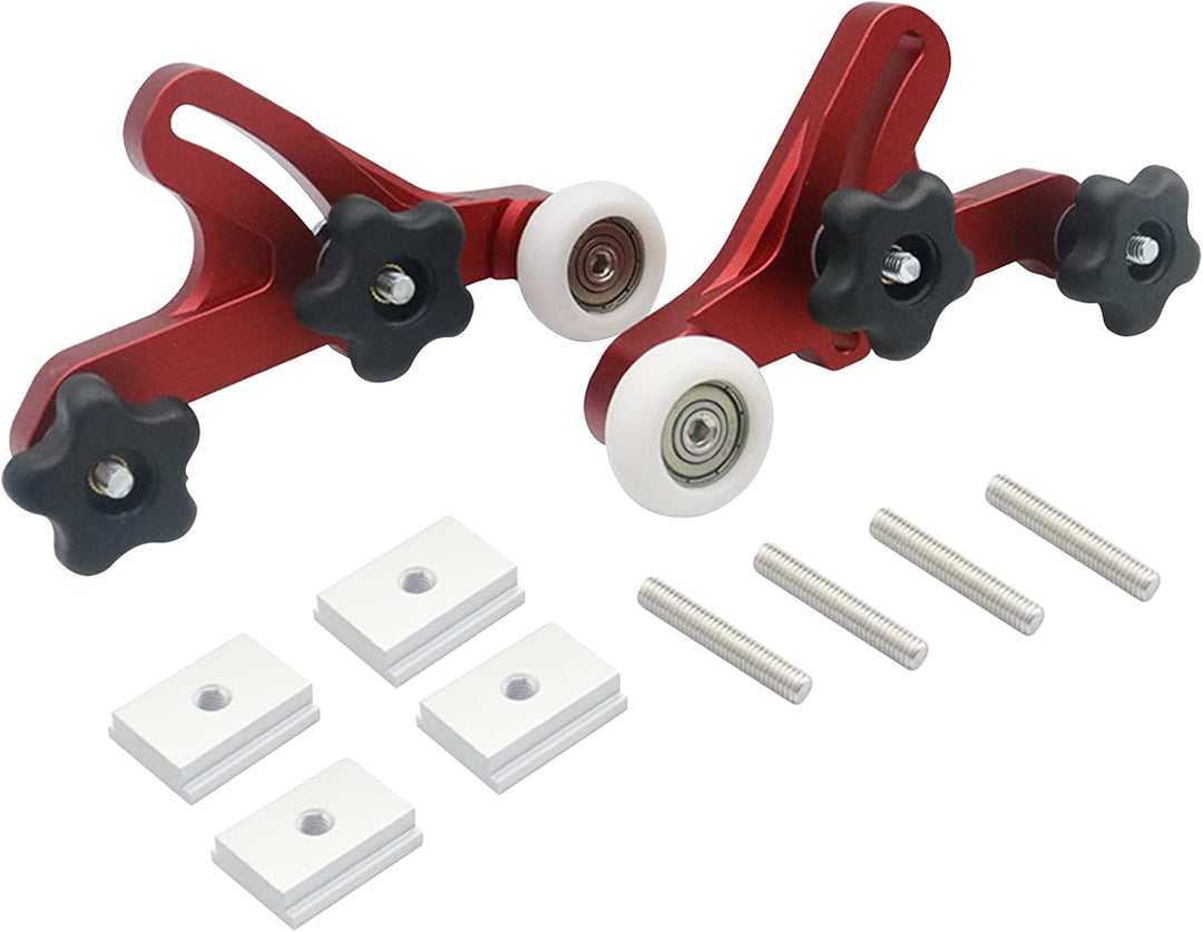 2 x Feder-Lock-Bretter,CEIEVER Federbrett verstellbare Holzbearbeitungswerkzeuge mit 4 Schiebern Uni