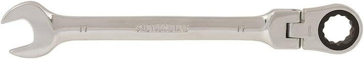 Silverline 580470 Ring-Maul-Ratschenschlüssel mit Gelenk 17 mm