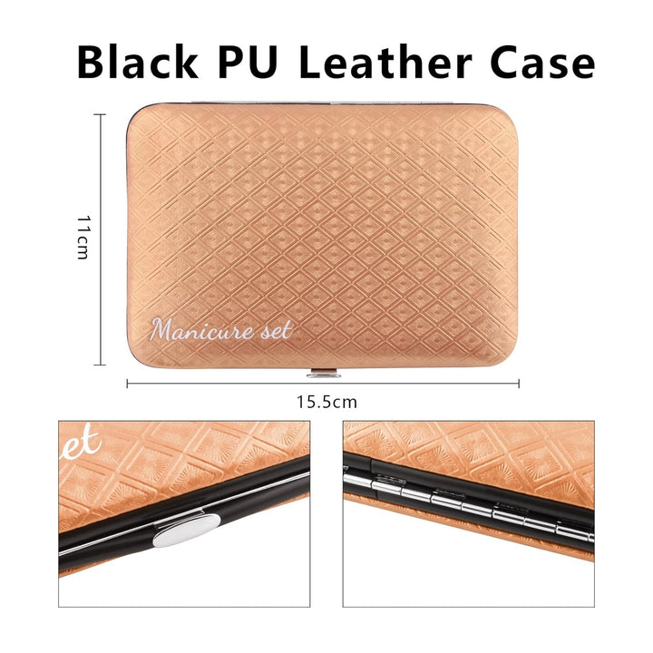 Maniküre Set 23 stücke Professionelles Nagelknipser Kit Pediküre Kit Pflegeset aus Edelstahl Nagelpf