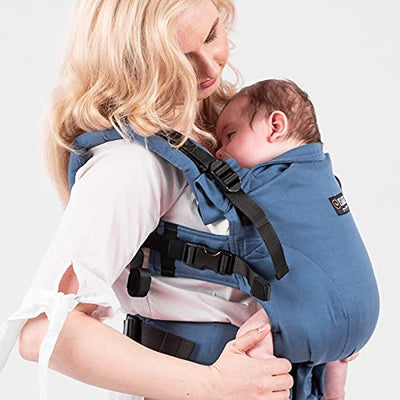 Isara The One Bluestone Babytrage - verstellbaren Babybauchtrage - 3-20 kg - Für Neugeborenen ab geb