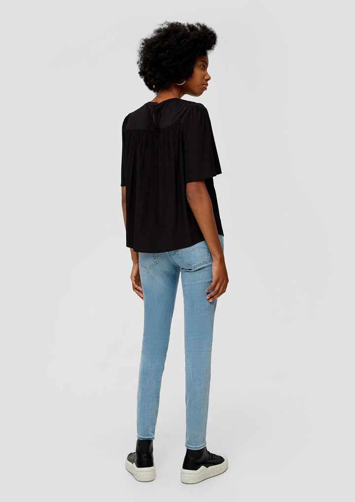 s.Oliver Damen Jeans-Hose, Sadie Skinny 32W / 32L Blau, 32W / 32L Blau