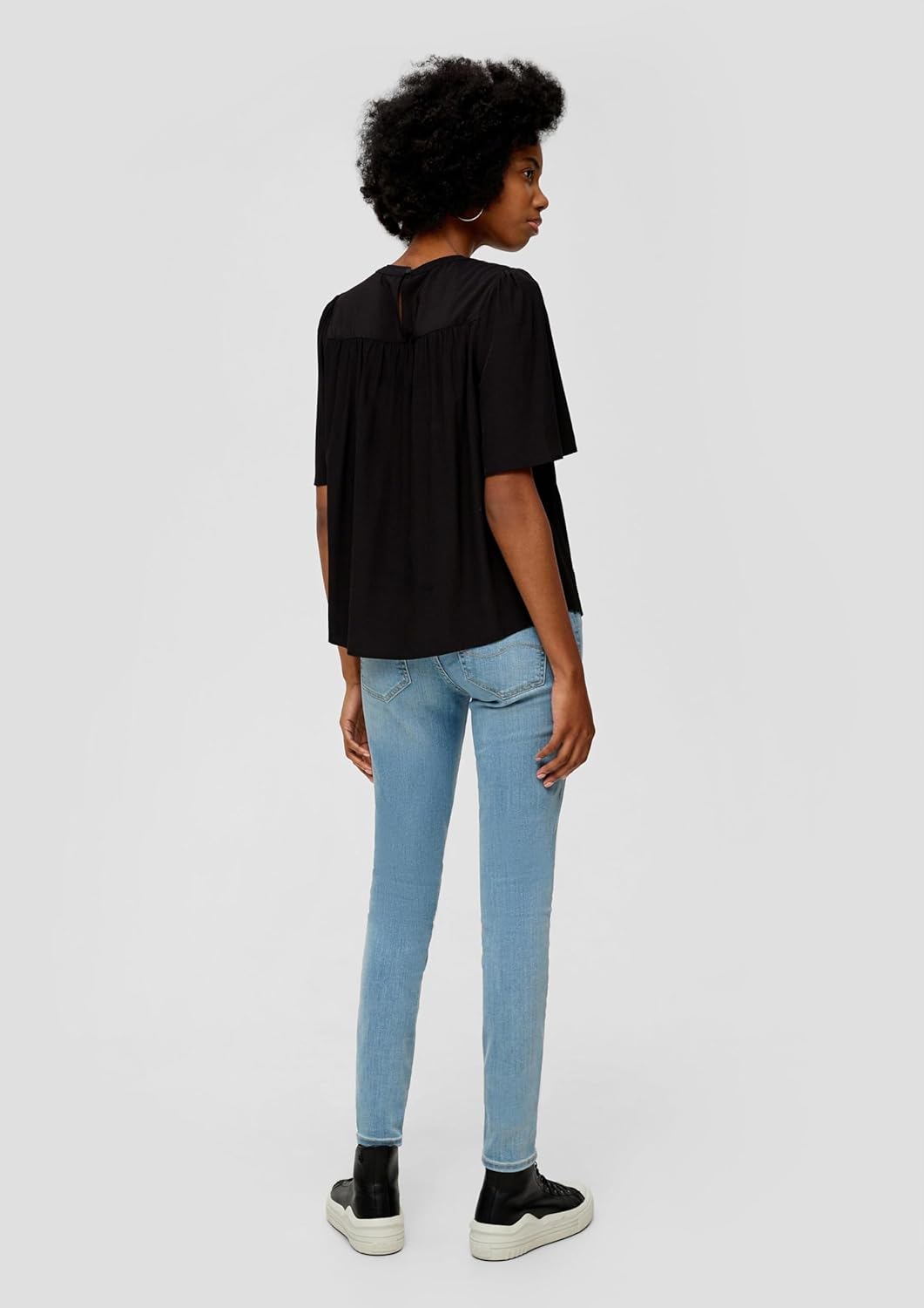 s.Oliver Damen Jeans-Hose, Sadie Skinny 34W / 32L Blau, 34W / 32L Blau