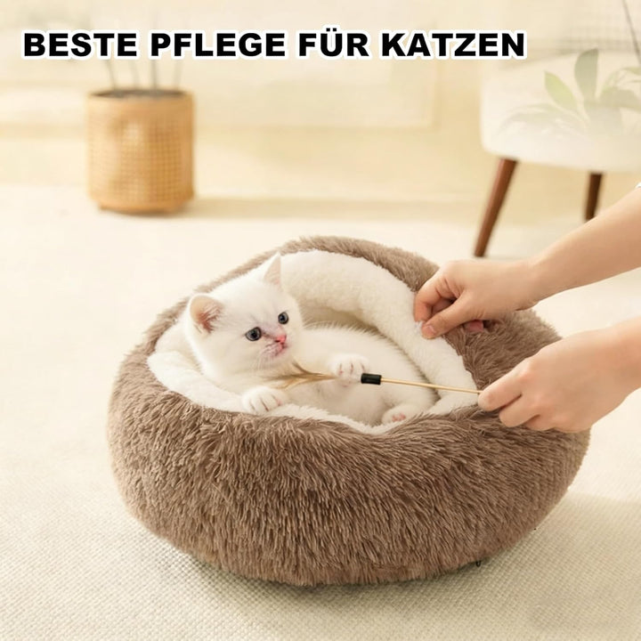 1 Stück Katzenbett Flauschig, Katzen Höhle, Kuschelhöhle Katze,Weiches Katzenhöhle, Ideal Für Kleine