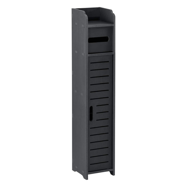[en.casa] Toilettenpapierhalter mit Schranktür 80 x 15 x 15 cm Badezimmerschrank Badschrank Badregal