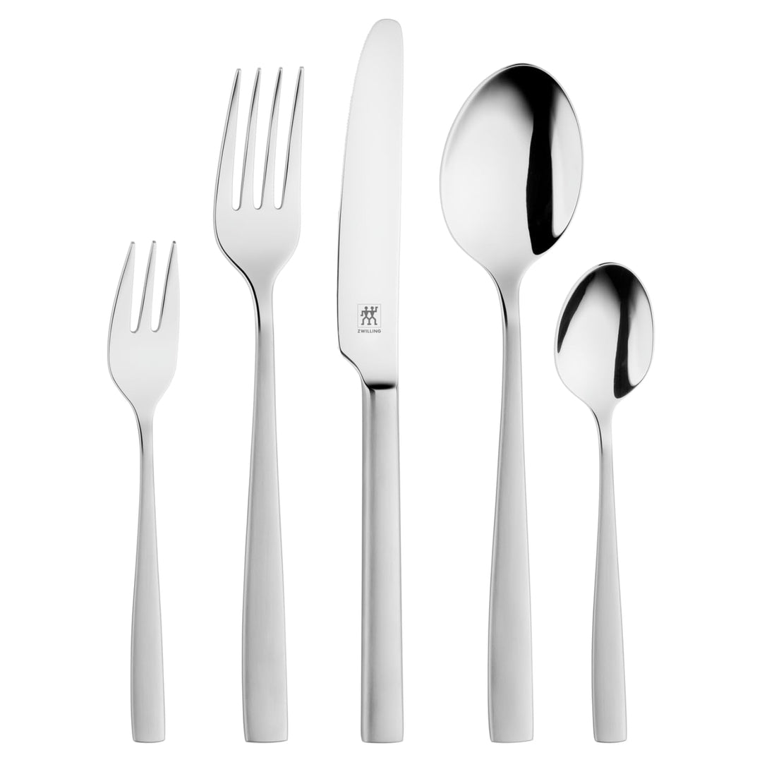 ZWILLING Roseland Besteck Set, 30-teilig, Für 6 Personen, spülmaschinengeeignet, 18/10 Edelstahl/Hoc