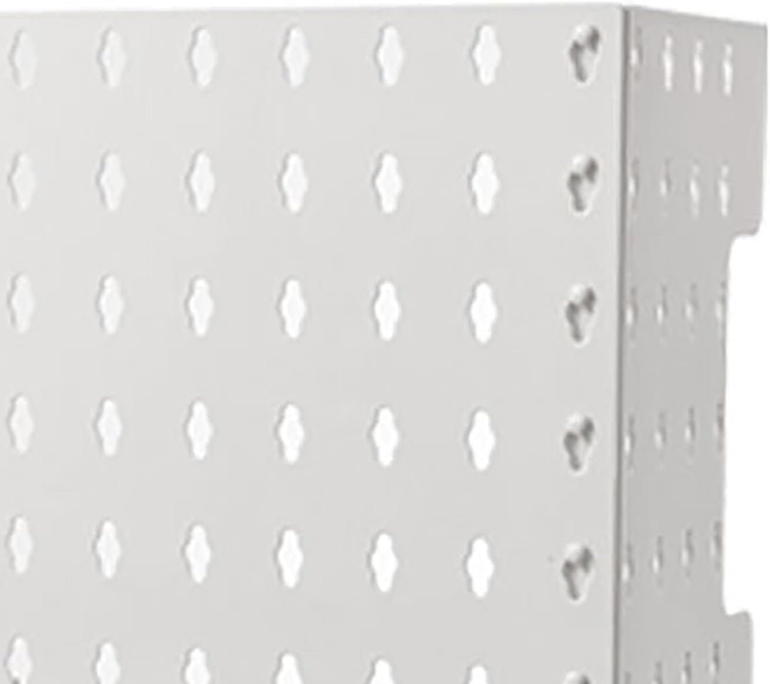 Lochwand Stecktafel Wandorganizer Rohrverkleidung aus ABS Kunststoff in Weiss ohne Bohren Klebemonta