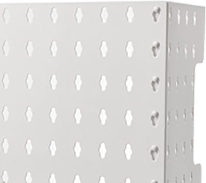 Lochwand Stecktafel Wandorganizer Rohrverkleidung aus ABS Kunststoff in Weiss ohne Bohren Klebemonta