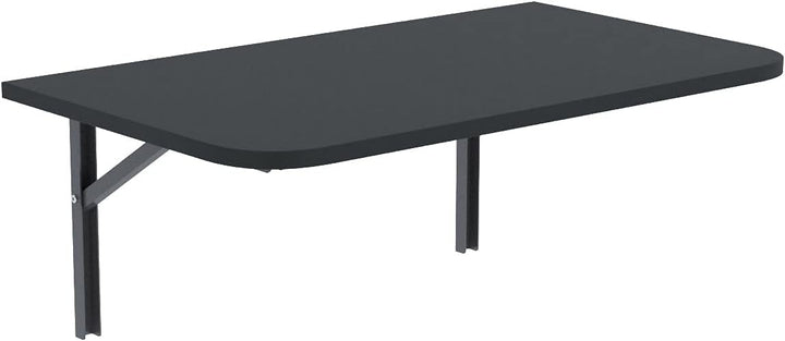 AKKE Wandklapptisch mit Abgerundeten Ecken Klapptisch Esstisch Wandtisch Küchentisch Schreibtisch Ki