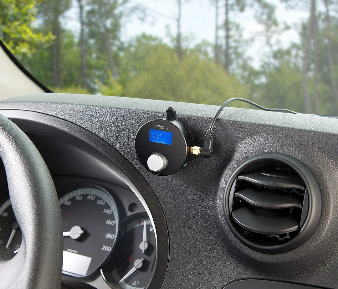 auvisio DAB Autoradio: DAB+/DAB-Empfänger mit FM-Transmitter, AUX-Audioausgang, für Kfz/HiFi (DAB Ra