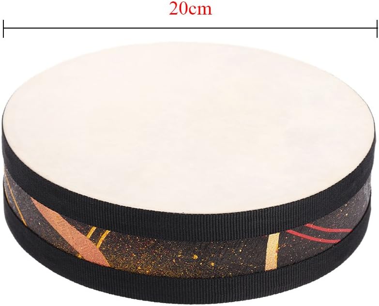 Andoer® Ozean Welle Perle Trommel Sanfte See Klang Musikinstrument 8 inch, 8 inch