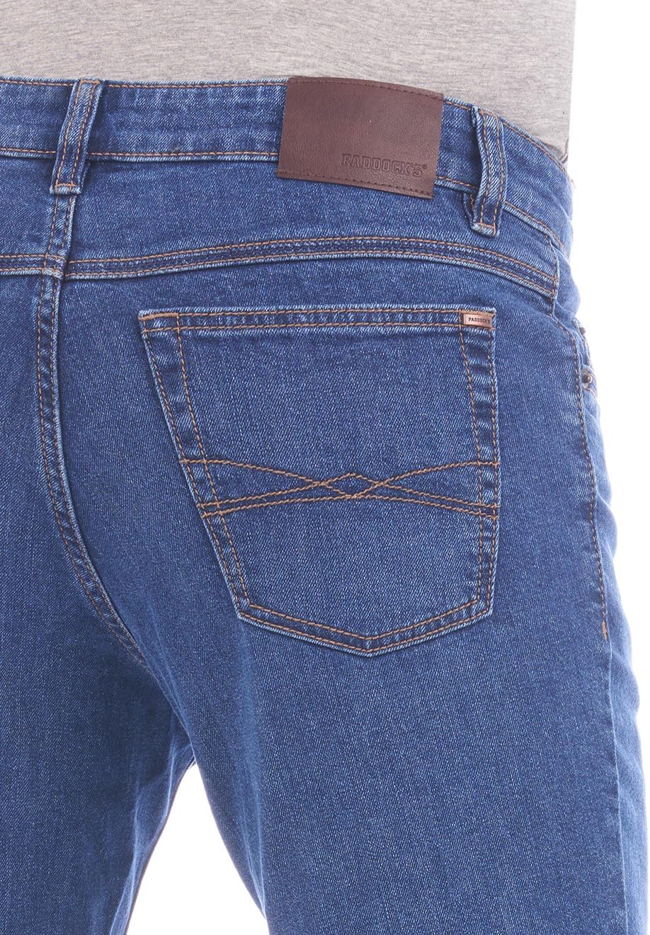 Paddocks`s Jeans Herren Stretch Slim Fit Ranger Pipe Jeanshose Hose Denim | Blau Schwarz 30 31 32 33