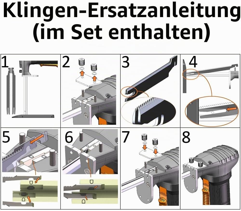 MINOVA Schaumgummisäge Schaumstoffsäge 30 cm Gleichstrome (DC) Kit, Schneiden aller Dichten von Scha