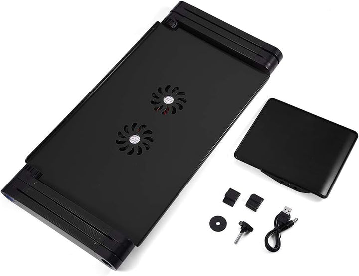 Faltbarer Laptop-Tisch, PC-Ständer für Notebooks mit einer Grösse von 17 Zoll, verstellbar, aus Alum