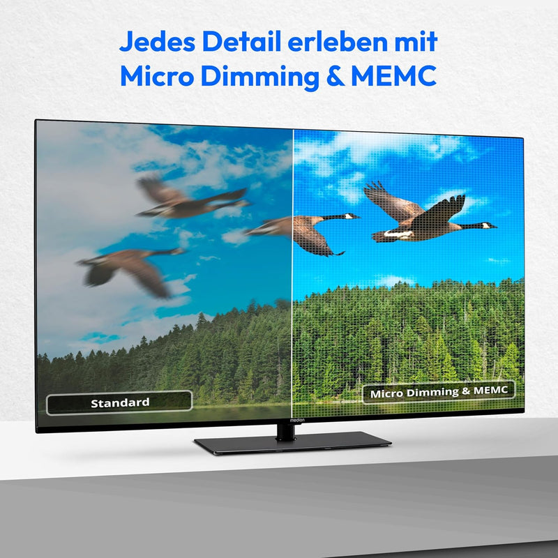 MEDION X15020 (MD 30731) 125,7 cm (50 Zoll) Fernseher (Smart TV, 4K Ultra HD, Dolby Vision HDR, Dolb