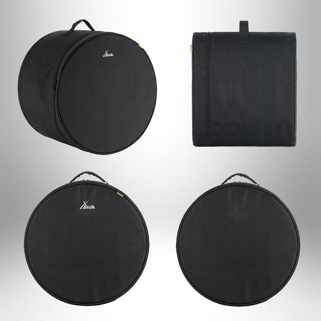 XDrum Bass Drum Tasche, gepolstert, Schwarz, Drum Bag (22"x16"), 22"x16"