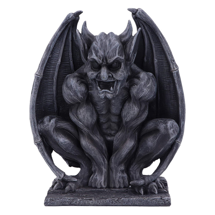 Nemesis Now Dark Black Grotesque Figurine Adalward Dekofigur, groteske Gargoyle, Dunkelschwarz, Schw