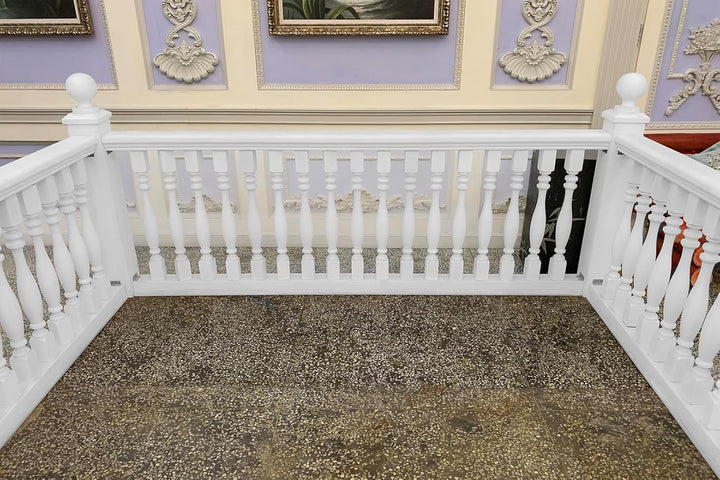 HEXIM Leichtbalustrade - Geländer/Brüstung aus PU Kunststoff weiss, Auswahl aller Komponenten - Perf