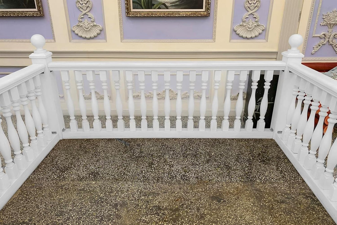 HEXIM Leichtbalustrade - Geländer/Brüstung aus PU Kunststoff weiss, Auswahl aller Komponenten - Perf