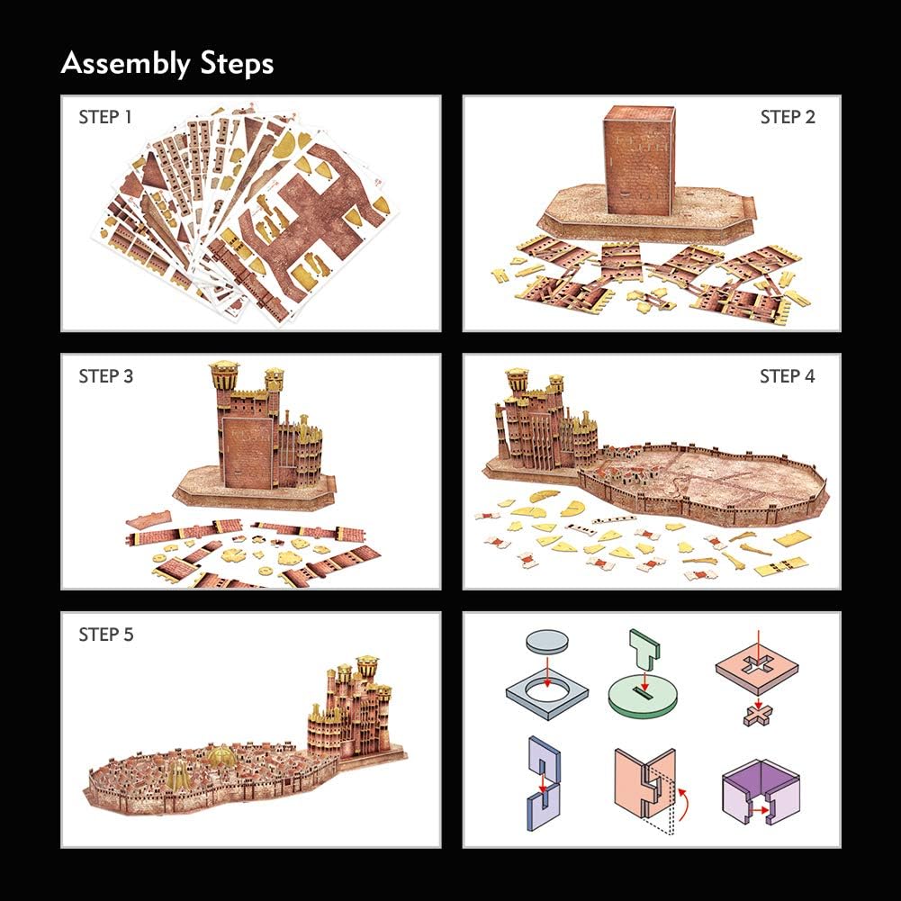 Game of Thrones King's Landing 3D Puzzle