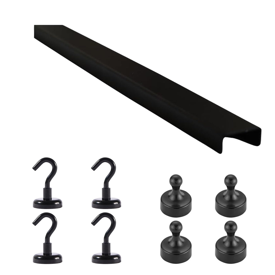 Wandorganizer für Akustikpaneel, Haken, Box & Regal Metall, Ablage für Akustikpaneele Lamellen Wandp