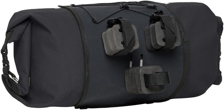 VAUDE Fahrrad Lenkertasche mit 10 Liter Packsack Mittelgrosse Schwarz, Mittelgrosse Schwarz
