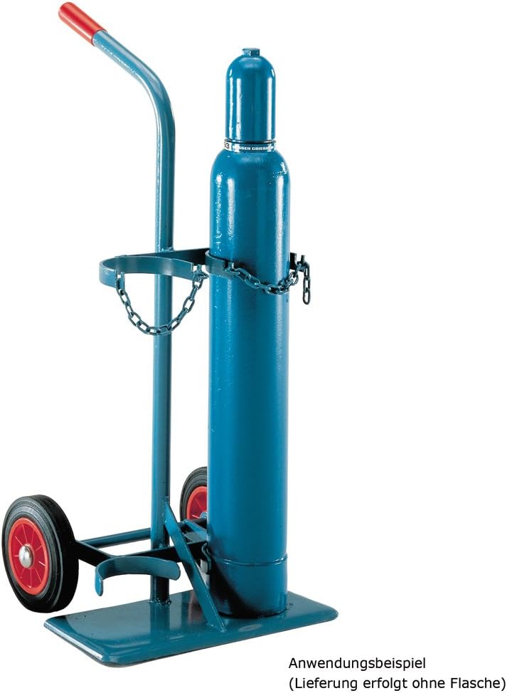 SCAPP Gasflaschenwagen für 2 x 10L Gasflaschen, mit Vollgummi-Reifen
