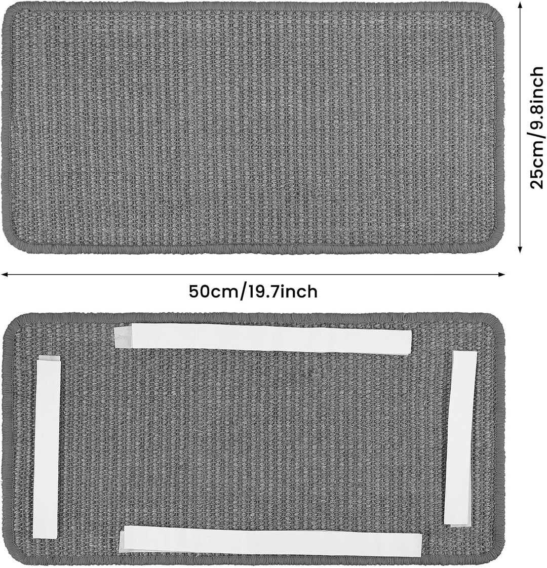 2 Stück Kratzwand für Katzen, Kratzmatte Katze Wand 50 x 25 cm, Eckenschutz Katze, Sisal Katzen Krat