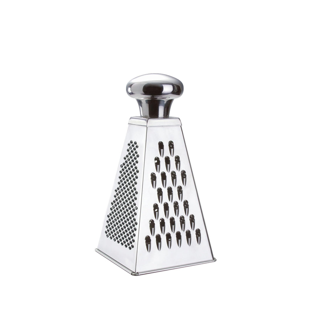 Küchenprofi Reibe-1004402800 Silber One Size | Grob-, Fein-, Kronenreibe, Gurkenhobel, rostfreier Ed