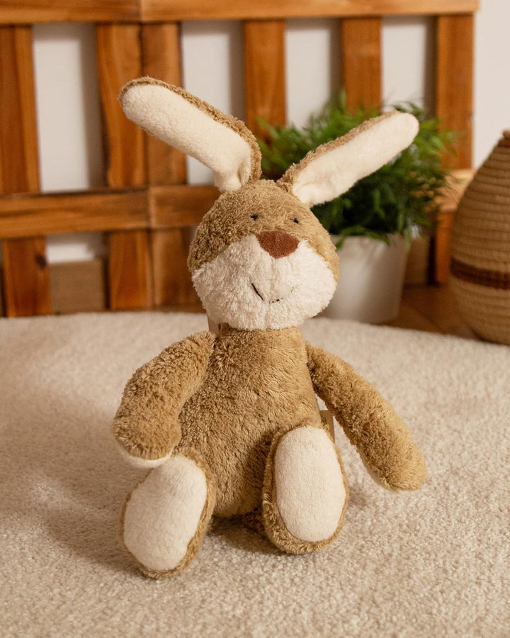 SIGIKID 39520 Kuscheltier Hase Green Mädchen und Jungen Babyspielzeug empfohlen ab Geburt beige Hase