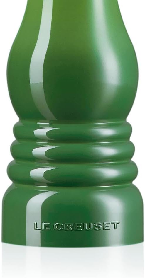 Le Creuset Pfeffermühle, ABS-Kunststoff, 6,2 x 6,2 x 20,8 cm, Keramik-Mahlwerk, Bamboo, 440012140800