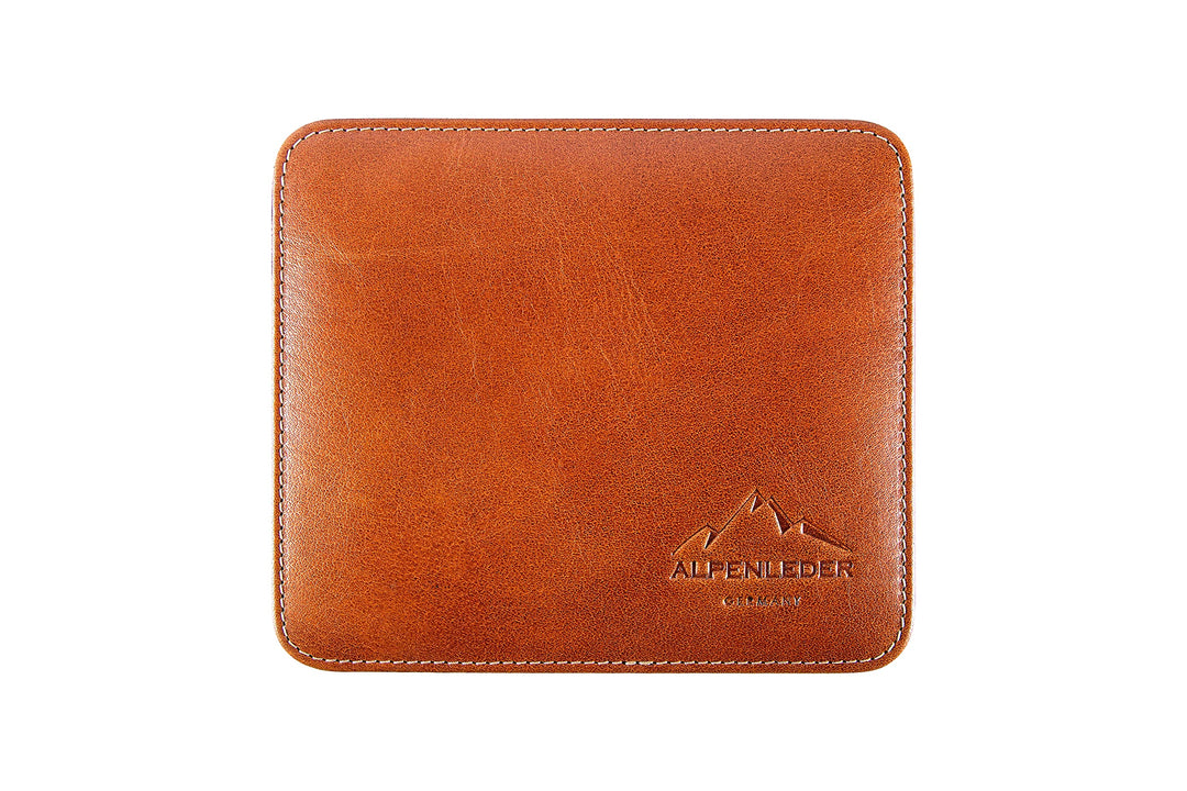 Alpenleder Mousepad - Bregenz (Handgefertigt) - Nachhaltiges Bio-Leder aus regionaler Landwirtschaft
