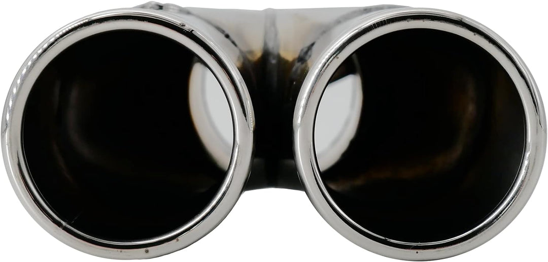 Simoni Racing TRX/77 Exhaust Tip Double Rounded, INOX