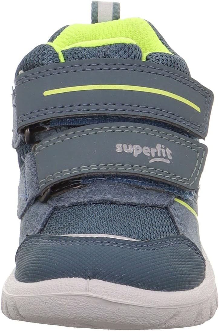 Superfit Jungen Sport7 Mini Sneaker, Blau Gelb 8000