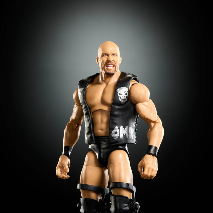 Mattel WWE Elite Actionfigur und Zubehörteile, Greatest Hits 2025, ca. 15 cm grosse Sammelfigur Ston