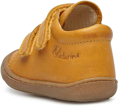 NATURINO Cocoon VL-Lauflernschuhe aus Leder, 17 EU K&#xFC;rbis