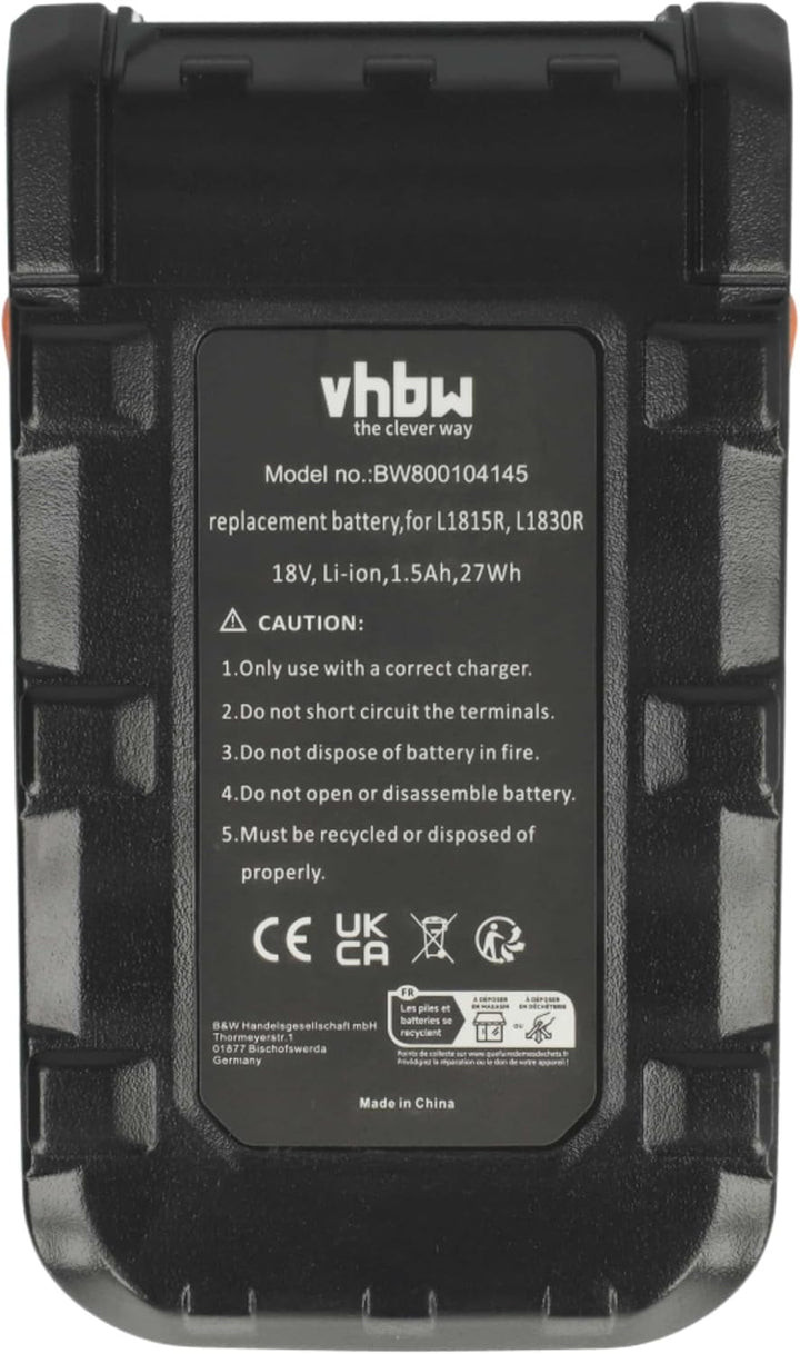 vhbw 2X Akku kompatibel mit AEG BS 18C LI-202C | BSB 18, BS 18G, BSB 18 G, BS18G, BSB 18 C, BSB18G W
