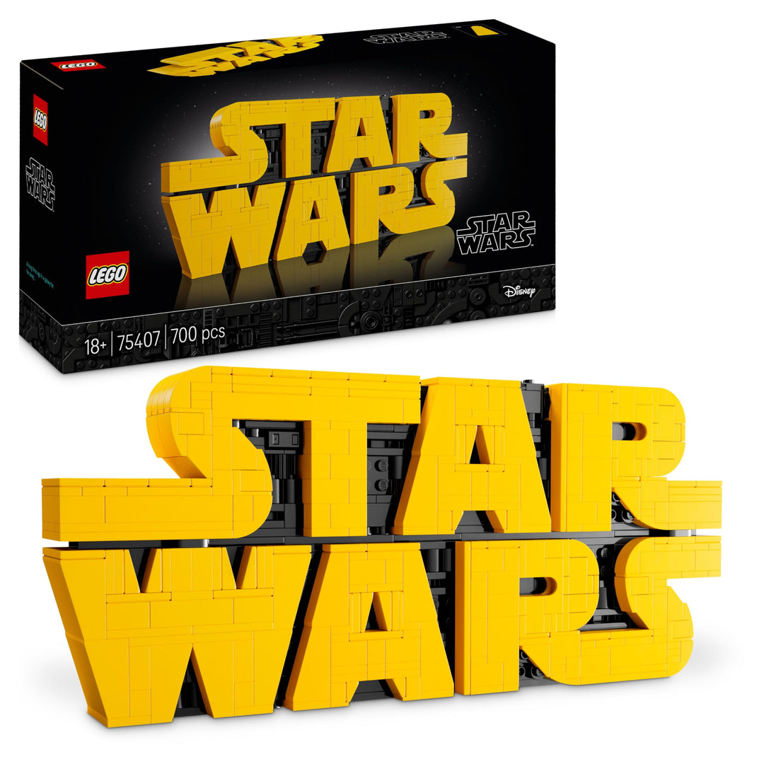 LEGO Star Wars 75407 Star Wars Logo Steinen - Bauset für Erwachsene zum Sammeln - Popkultur-Modell -