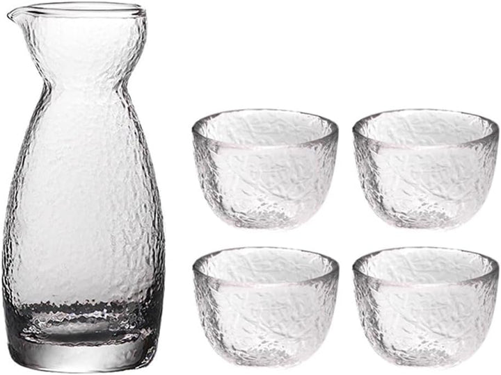 YARNOW 1 Satz Gehämmerter Sake-Becher Reiswein Zum Kochen Sake Set Sake Serving Set Sake Servierset