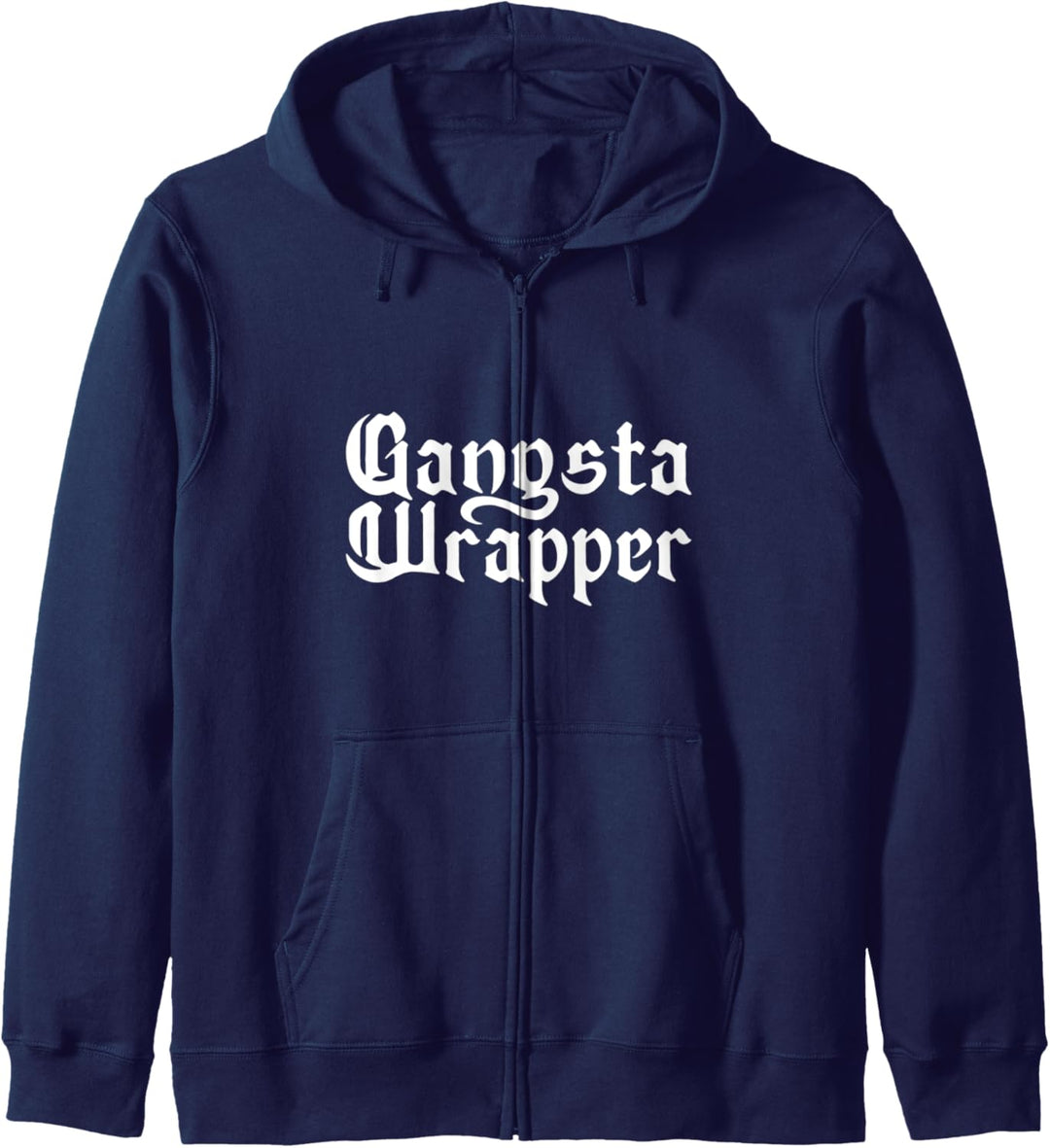 Gangsta Wrapper! Fun & Funny Christmas Holiday Graphic Kapuzenjacke