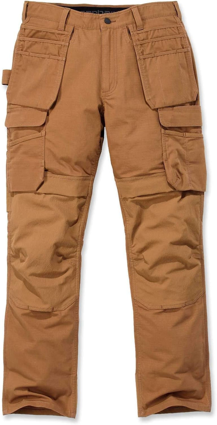 Carhartt Herren Stalen Rugged Flex Relaxed Fit Dubbele Front Cargo Multi-Pocket Werkbroek Pants, Car