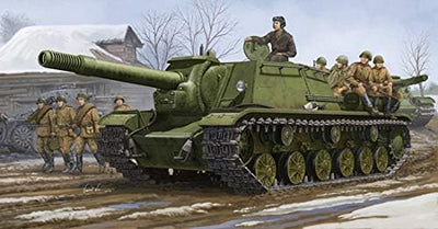 Trumpeter 01571 Modellbausatz Soviet SU-152 Self-propelled Heavy How., Mittel