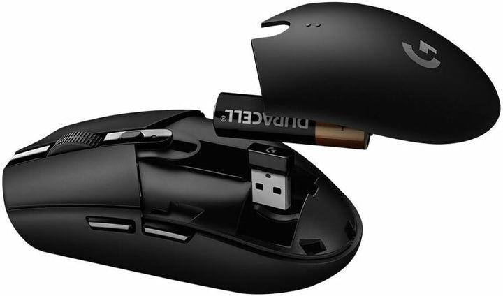 Logitech G305 LIGHTSPEED kabellose Gaming-Maus mit HERO 12K DPI Sensor, Wireless Verbindung, 6 progr