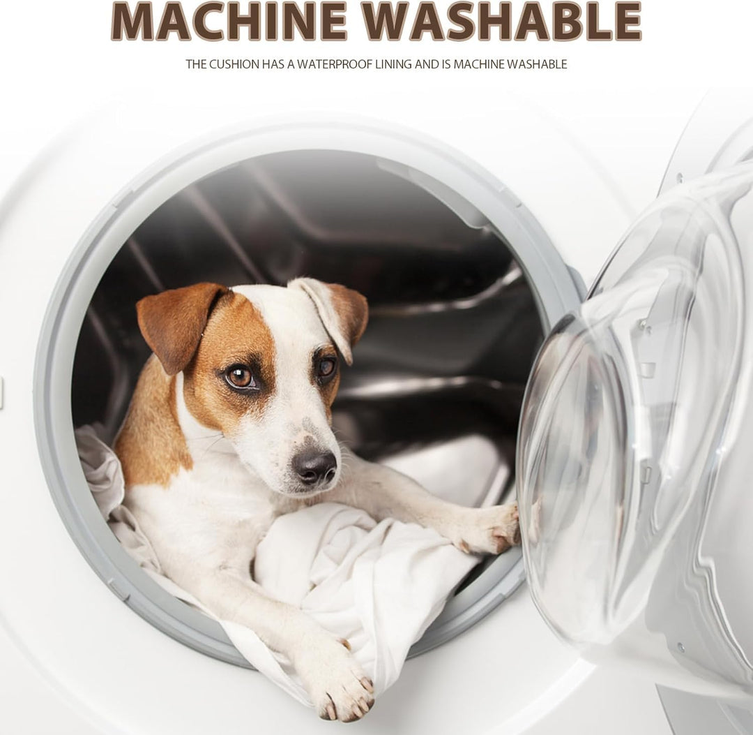 EMPSIGN Hundebett-Matte, 76,2 cm, wendbar, warm und kühl, waschbar, mit Schaumstoff-Unterstützung, H